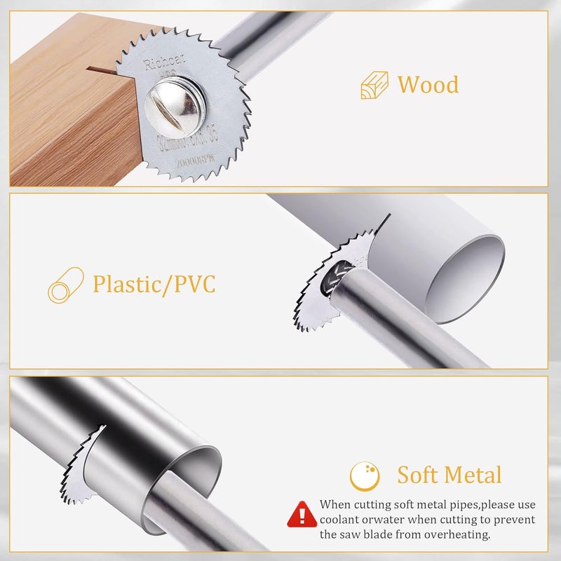 Richcat Inside Pipe Cutter with 3 Replaced Blades, for PVC and Plastic Pipe,Blade 1.2mm thick - Image 5